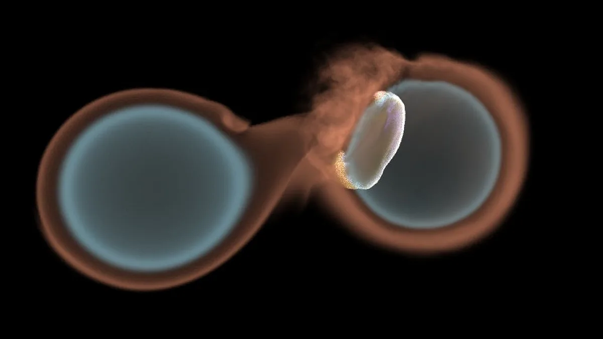 Sternexplosionen und kollidierende Sterne: Supernovae von verschmelzenden Weißen Zwergen