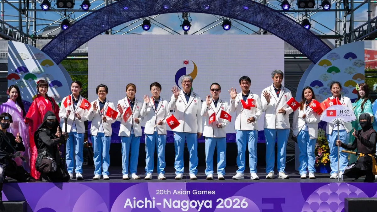 Hong Kong makes leftfield Asian Games flag bearer picks
