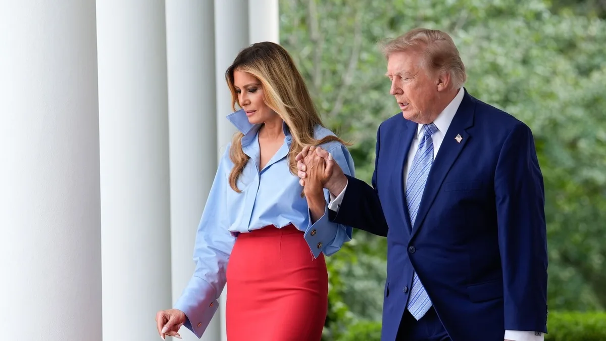 Natalie Harp makes big move as Melania Trump makes rare public appearance with Donald Trump: ‘I heard you missed me’