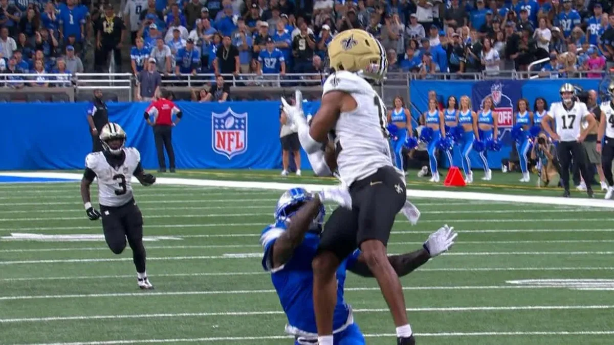 Saints’ Shough finds Olave deep to set up Johnson game-tying touchdown