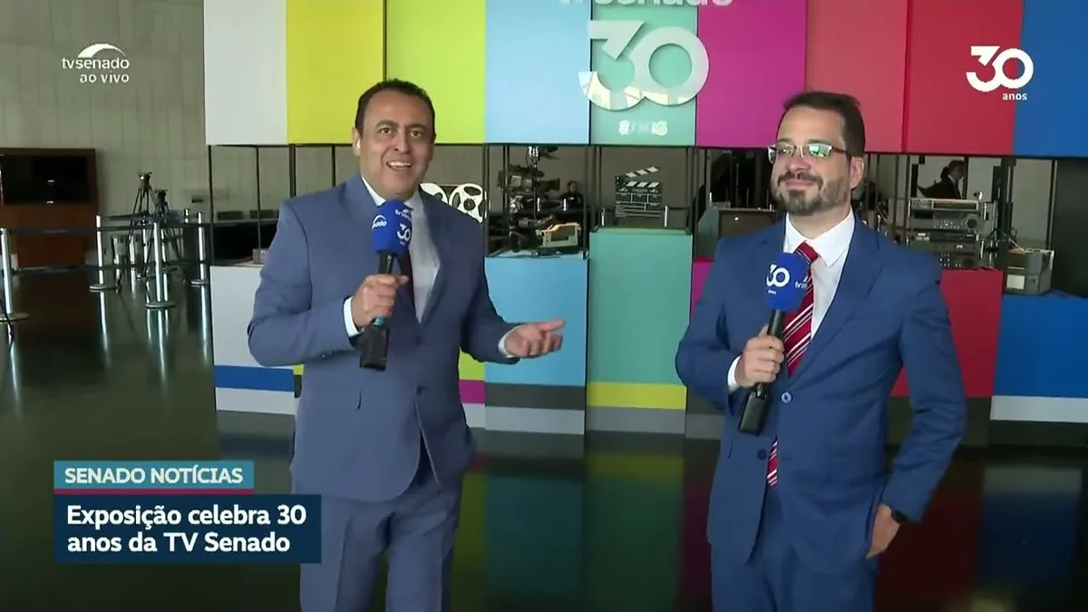 Vídeo: Exposição celebra 30 anos de pioneirismo da TV Senado