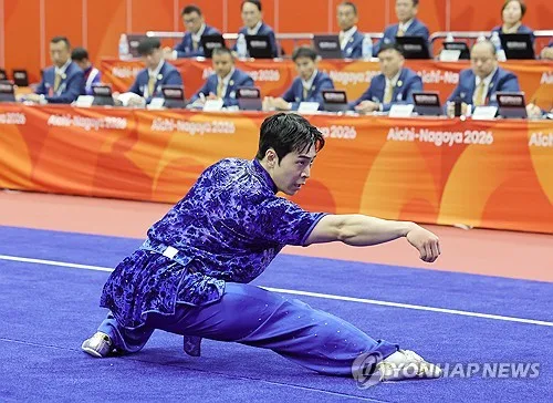 [아시안게임] 우슈 이용현, 투로 장권 6위…3위와 0.017점 차