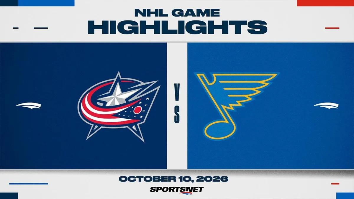 NHL Highlights: Blues 5, Blue Jackets 3