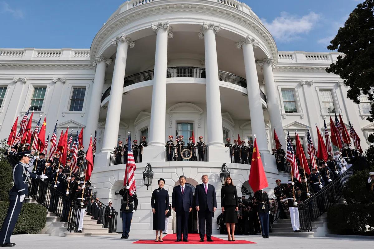 En fotos: así fue la recepción de Xi Jinping en la Casa Blanca