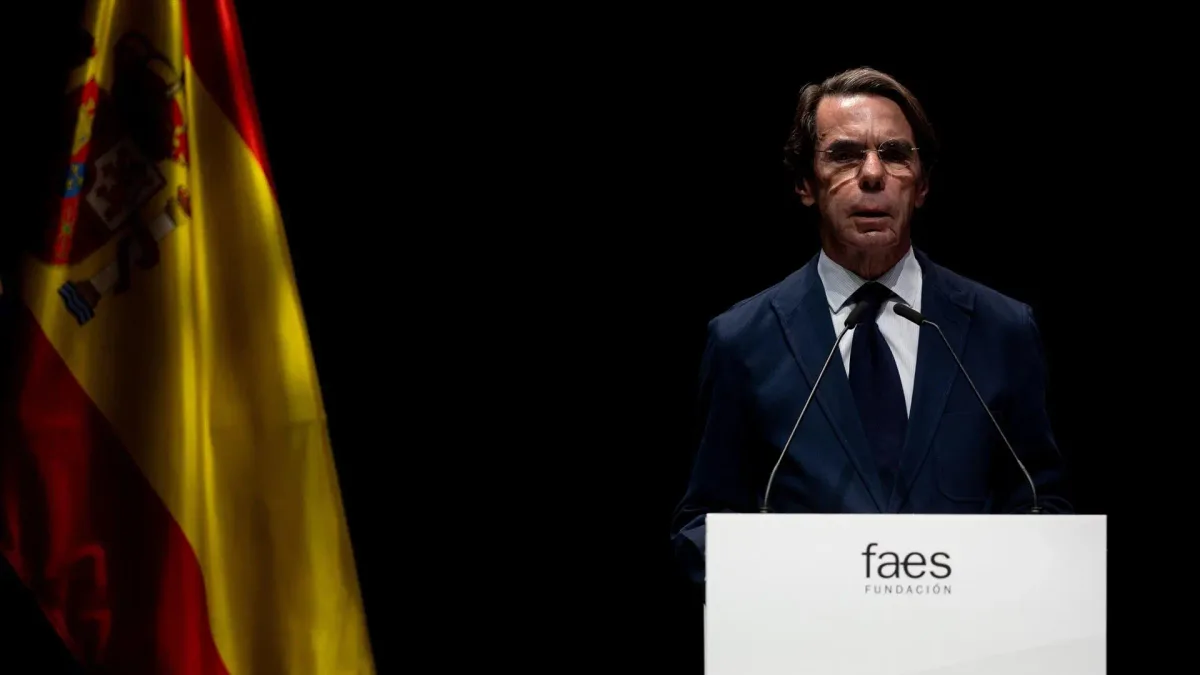 Aznar acusa a los socios de Vox en Europa de apoyar al "autócrata" Putin: "Abismal confusión"