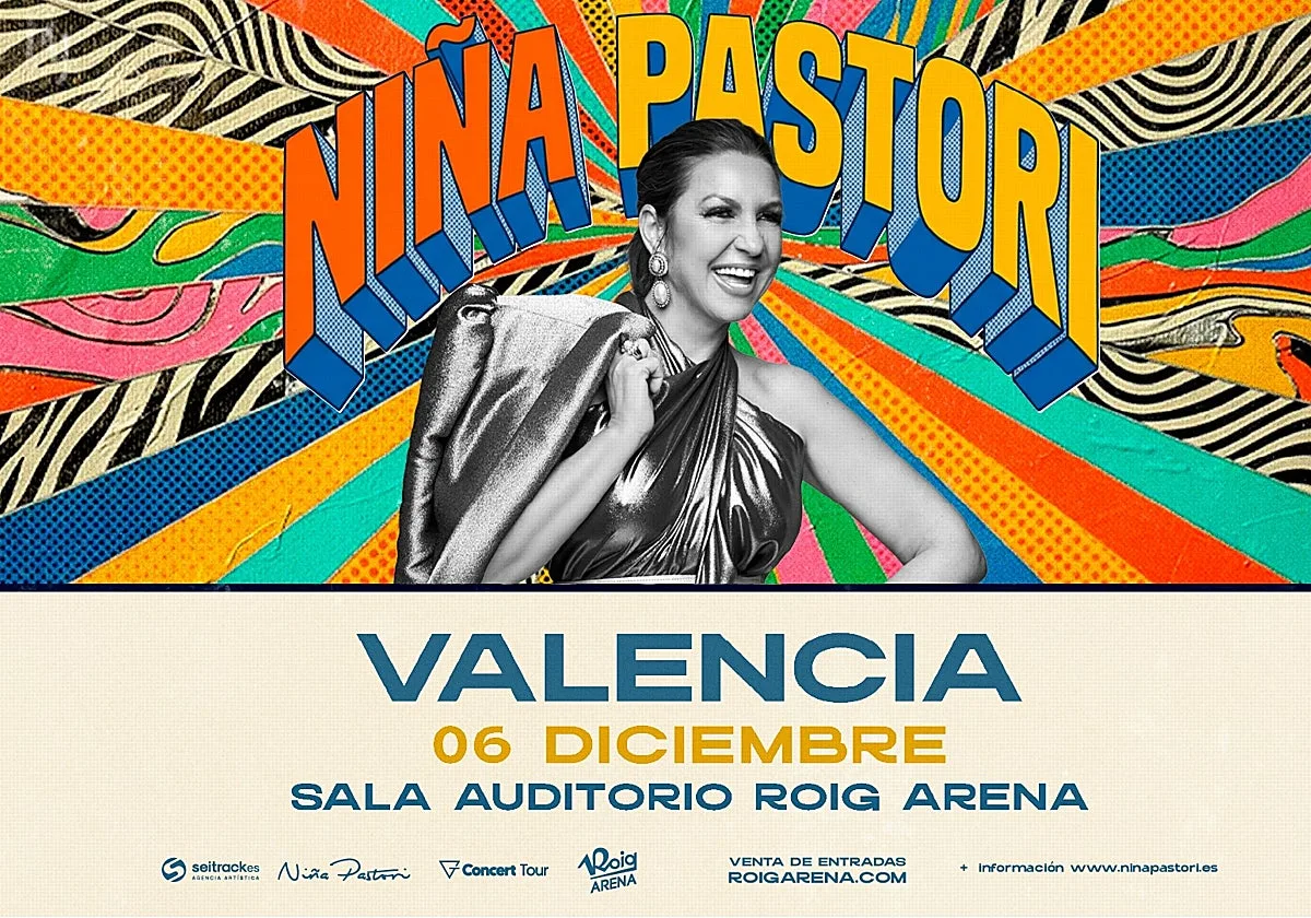 Niña Pastori presenta su nuevo espectáculo 'Color Fania' el 6 de diciembre en el Roig Arena de Valencia
