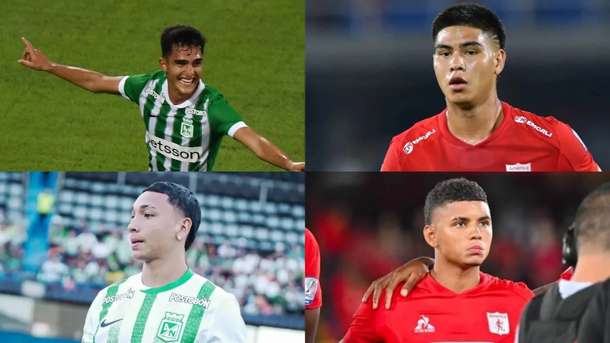 Un futbolista de Atlético Nacional y otro de América de Cali están entre los mejores mediocampistas jóvenes de Suramérica, según FIFA