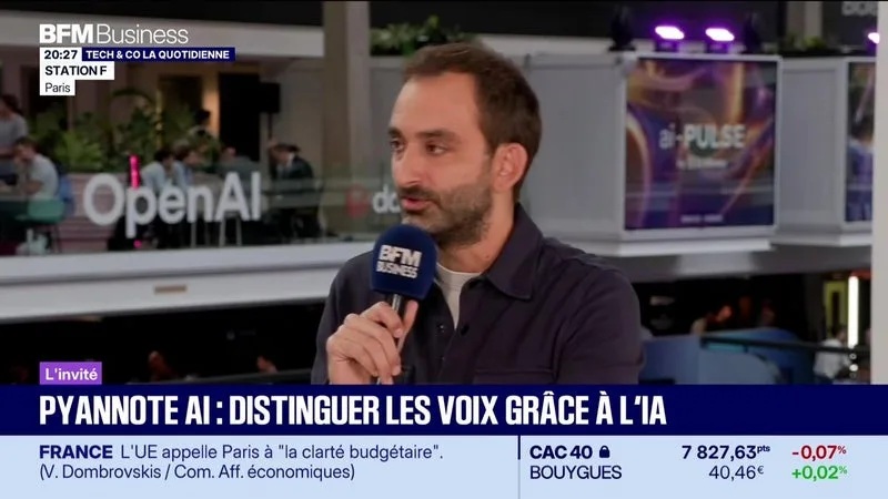 Vincent Molina (PyannoteAI) : pyannoteAI, distinguer les voix grâce à l'IA - 13/10