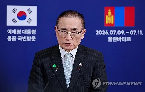 위성락 "왕이 '두 국가' 표현, 中측에 엄중 문제 제기"
