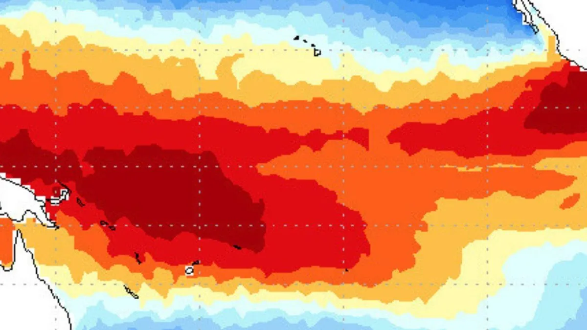 Previsão atualizada do pico do Super El Niño indica quando fenômeno deve atingir força máxima em 2026