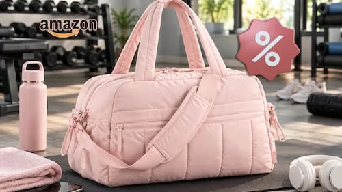 Hermosa, impermeable y por $225 pesos; La bolsa de gym y viaje que entra bajo el asiento del avión