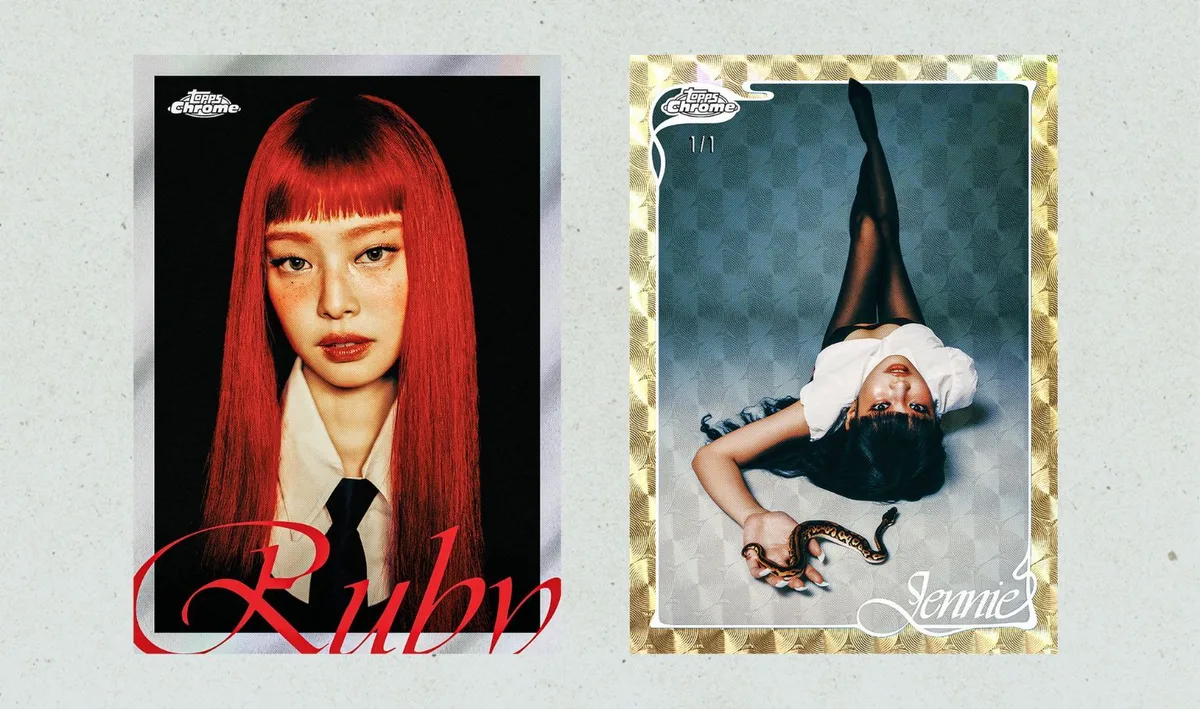 Topps Drops First Jennie Chrome Trading Cards Ahead of the Superstar’s New Solo EP