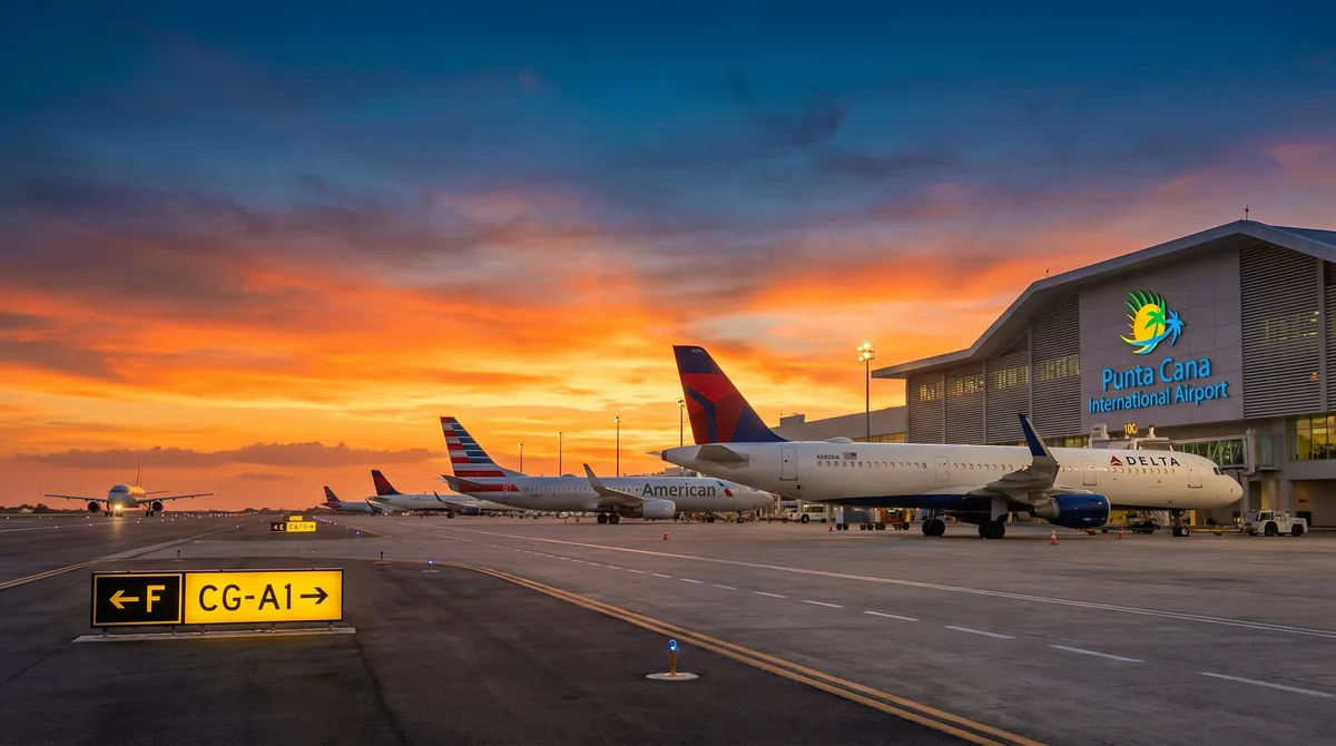Las aerolíneas de Estados Unidos lideran las operaciones aéreas en República Dominicana con 48,521 vuelos hasta julio