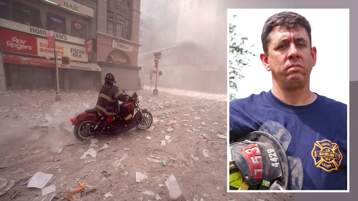Einsatz am 11. September - Der Feuerwehmann, der zum Harley-Helden wurde