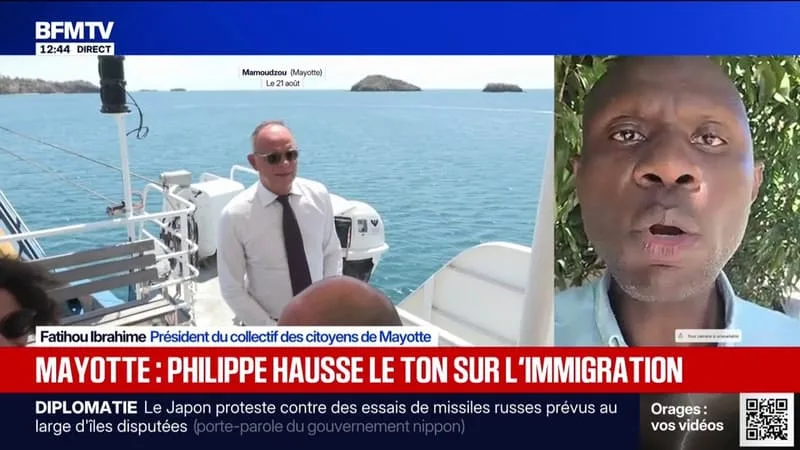 Fatihou Ibrahime, président du collectif des citoyens de Mayotte: "Nous souffrons réellement de l'immigration, nous souffrons de ne plus pouvoir nous soigner, de ne plus avoir d'eau"