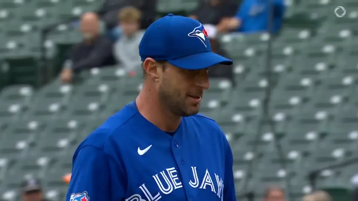 Scherzer strikes out the side, all looking, in first inning vs. Orioles