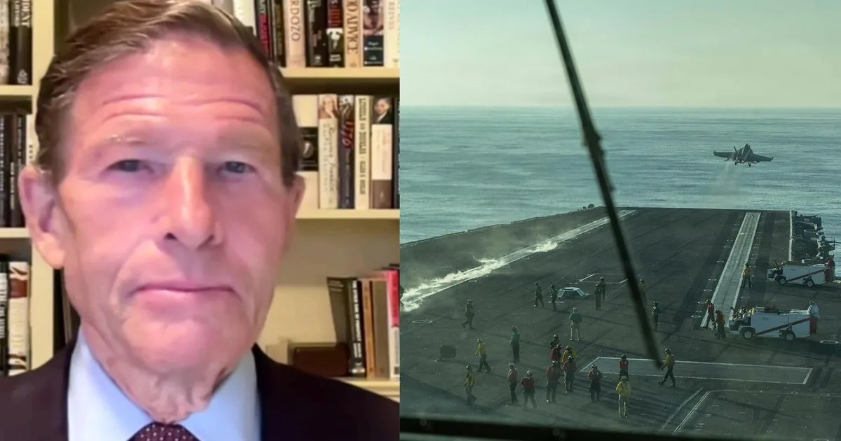 Sen. Richard Blumenthal reacts to acting Navy secretary's statement about USS Lincoln conditions