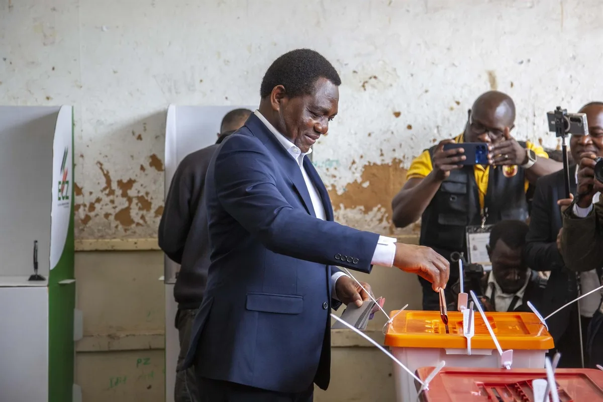 EEUU felicita a Hichilema por su reelección como presidente de Zambia