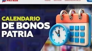 Cronograma de bonos del Sistema Patria del 12 al 17 de octubre