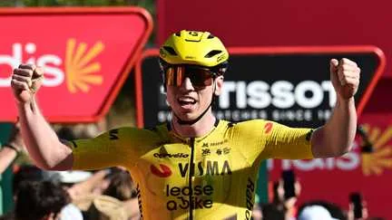 Vuelta : le jeune britannique Matthew Brennan signe sa deuxième victoire au sprint en s'imposant sur la 5e étape
