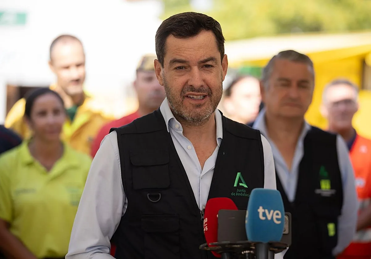 Juanma Moreno pide al Gobierno «reforzar los instrumentos contra el narcotráfico» tras los últimos casos