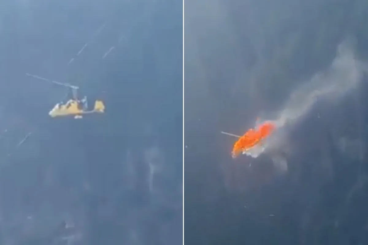 Girocóptero atinge cabos de teleférico na Itália e duas pessoas morrem