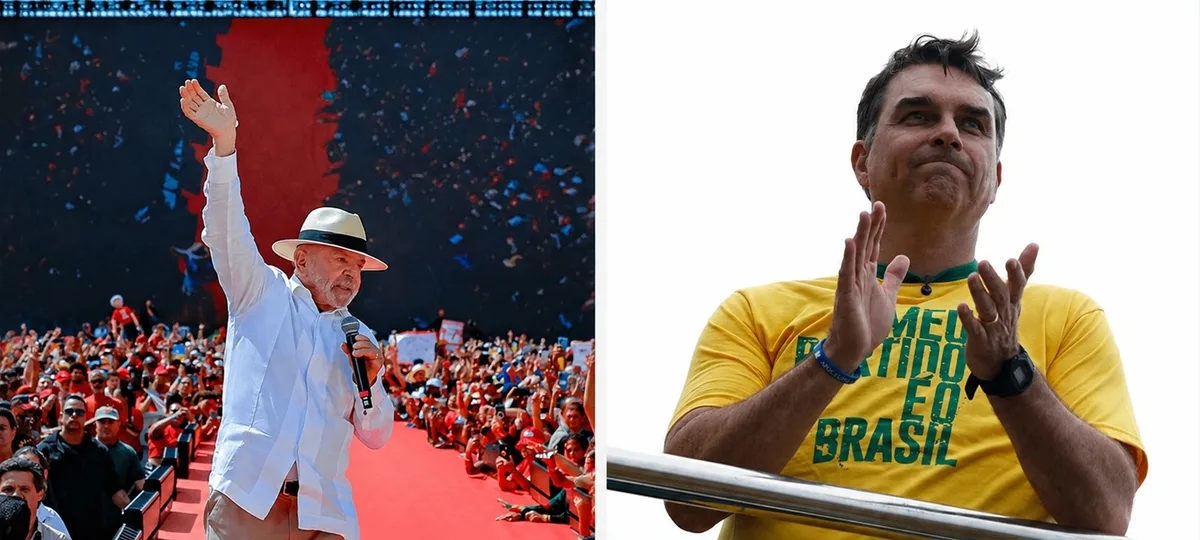 Flávio pede direito de resposta no horário eleitoral de Lula