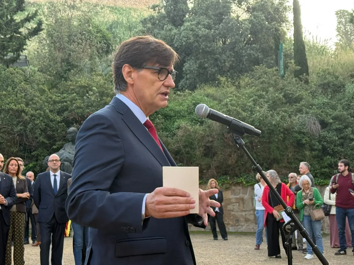 Illa llama a "no repetir los errores del pasado" en el 86 aniversario del fusilamiento de Companys