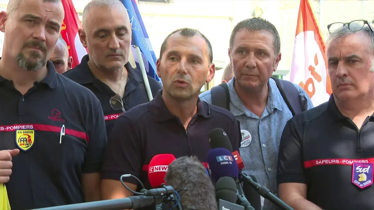 "Les moyens ne suivent pas" : les pompiers professionnels disent n'avoir obtenu "aucune mesure concrète" après leur rencontre avec Laurent Nuñez