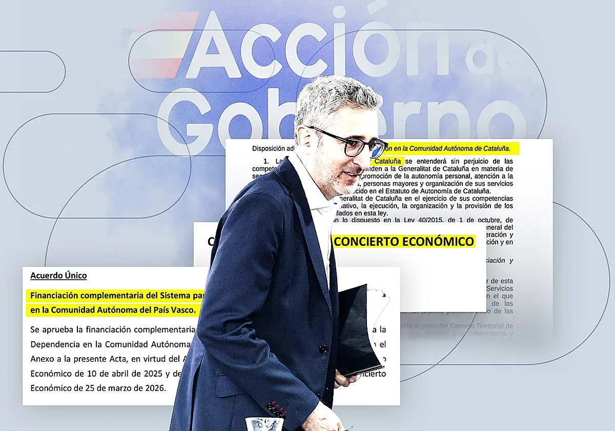 El Gobierno firma con el País Vasco el 50% de financiación de la dependencia que no garantiza a Andalucía