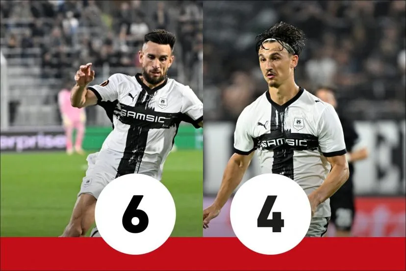 Les notes de Sturm Graz-Rennes : Thomasson sentinelle vigilante, Lepaul canonnier contrarié