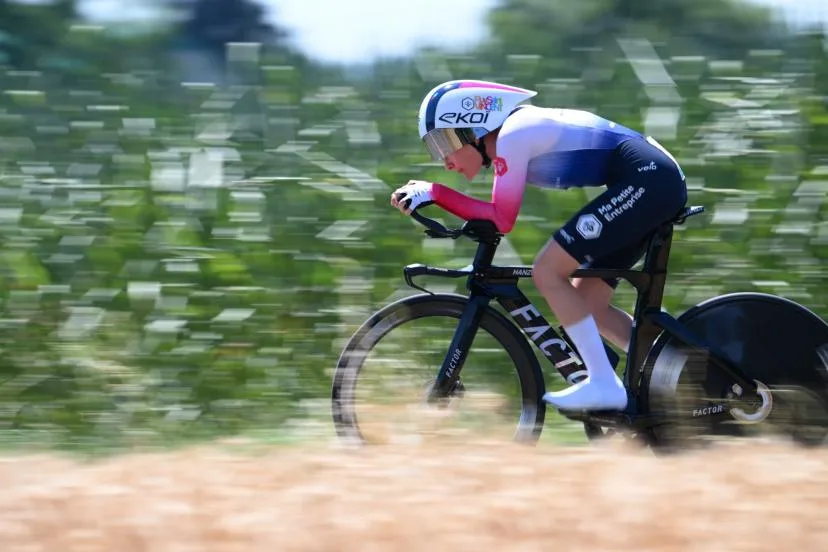 La championne de France du contre-la-montre Célia Le Mouël va quitter Ma Petite Entreprise pour rejoindre Cofidis