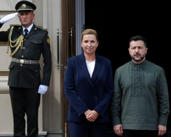 ‘Fix that little spot’: Danish PM receives beauty tips even when in a war zone