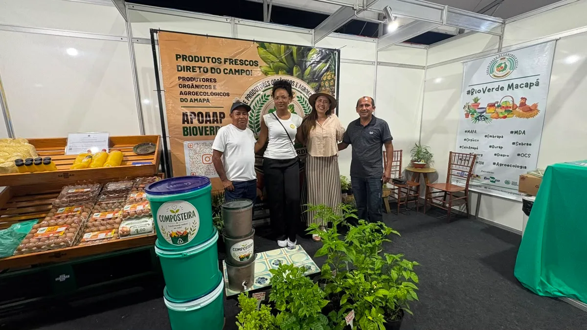 Produtores do Amapá destacam benefícios da agroecologia na Expofeira 2026