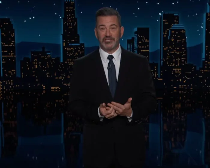 Jimmy Kimmel on Trump’s new press secretary: ‘attorney in the way George Santos was volleyball champion’