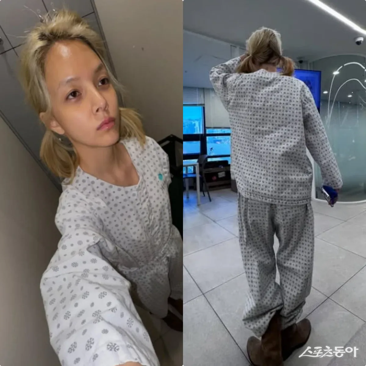 AOA 지민, 맥주캔 가득한 사진 뒤 환자복 근황…무슨 일?