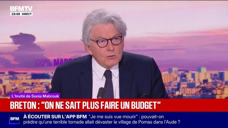 RN, LFI: "J'ai toujours respecté tout le monde", déclare Thierry Breton, ancien ministre de l'Économie