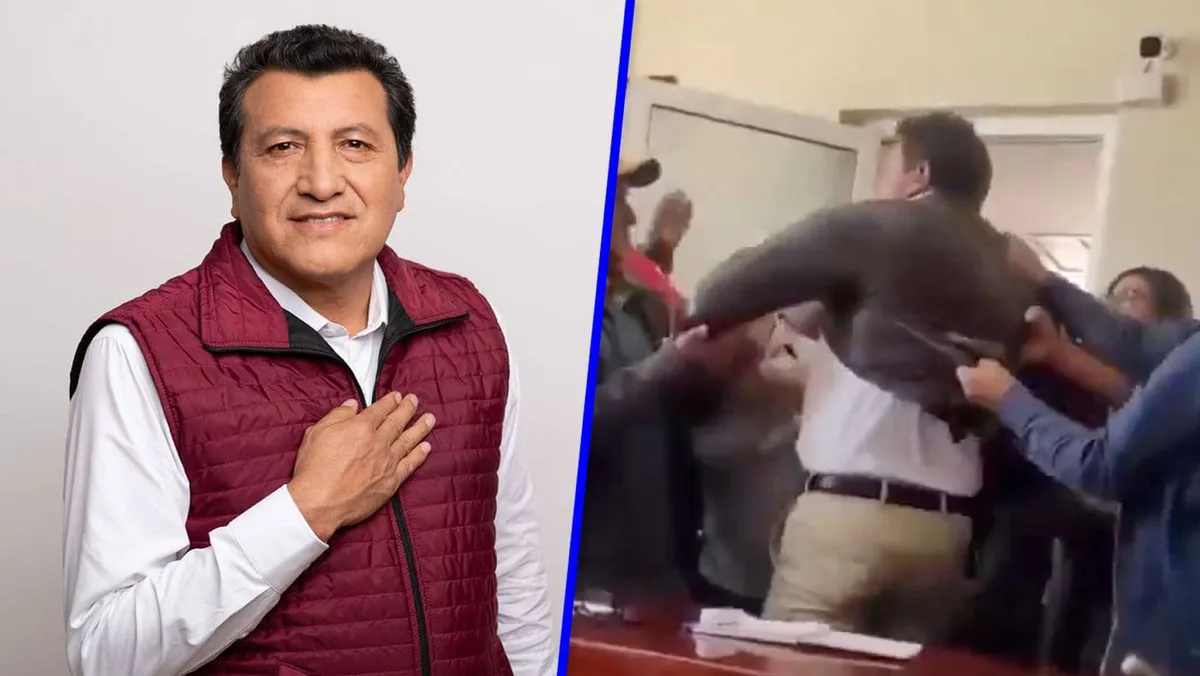 VIDEO: Pobladores agreden y retienen a alcalde de San Salvador, Hidalgo; Morena condena violencia