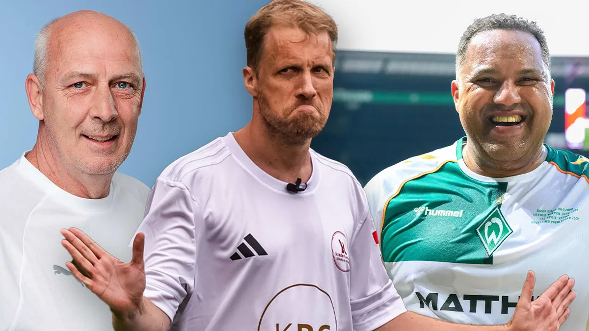 Für den guten Zweck - Basler und Ailton kicken gegen Pocher