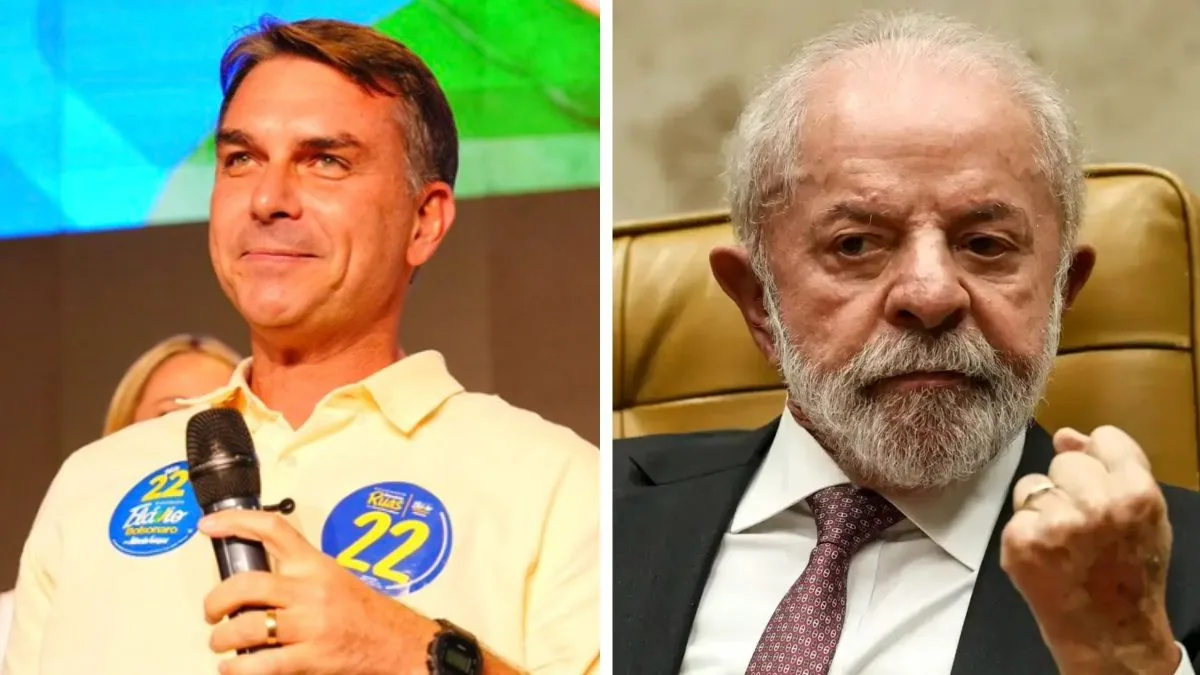 Flávio Bolsonaro tem 51,1% contra 48,9% de Lula em nova pesquisa Atlas/Bloomberg