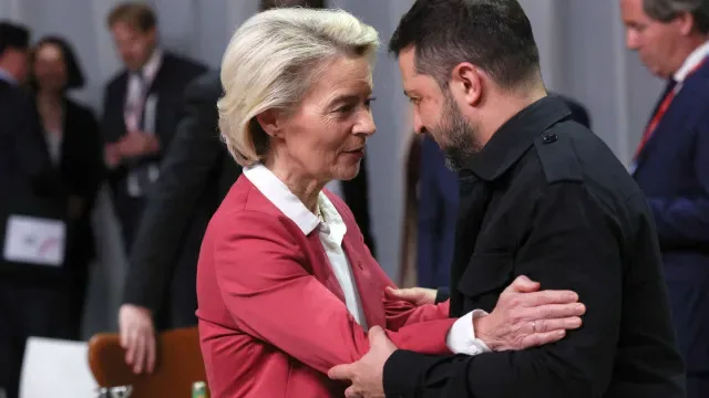 Von der Leyen apoia Zelensky após críticas de Trump: "Luta por liberdade"