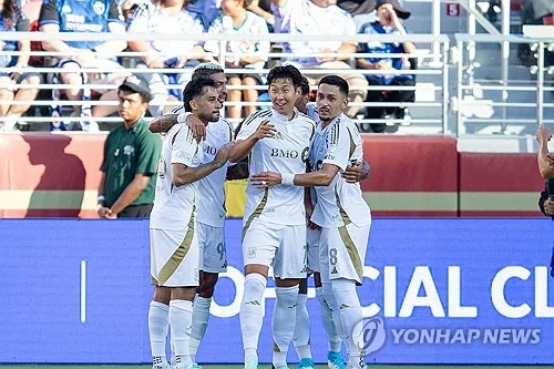 손흥민 1골 1도움…'퇴장 악재' LAFC, 새너제이와 2-2 무승부