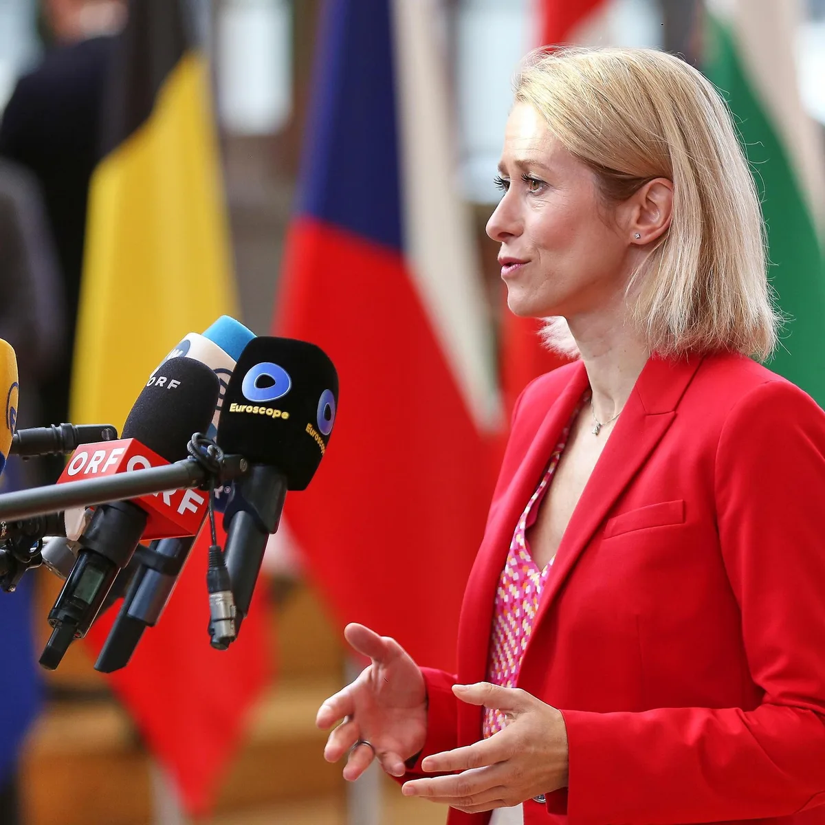 Gipfel in Brüssel - Außenbeauftragte Kallas: EU kann Starlink-System in der Ukraine kurzfristig nicht ersetzen