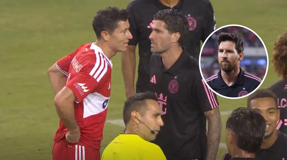 El video que reveló qué estaba haciendo Lionel Messi en medio de la pelea entre De Paul y Lewandowski