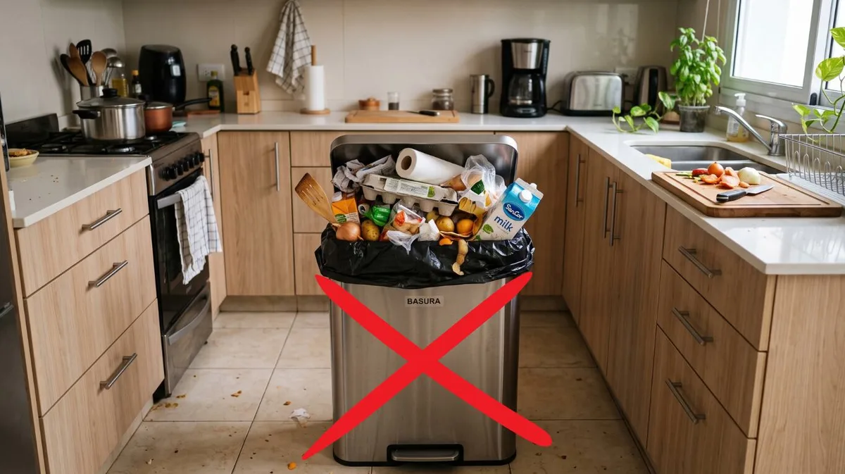 Expertos en limpieza coinciden: “Este es el lugar de la cocina que casi nadie limpia y puede acumular más suciedad que el tacho”