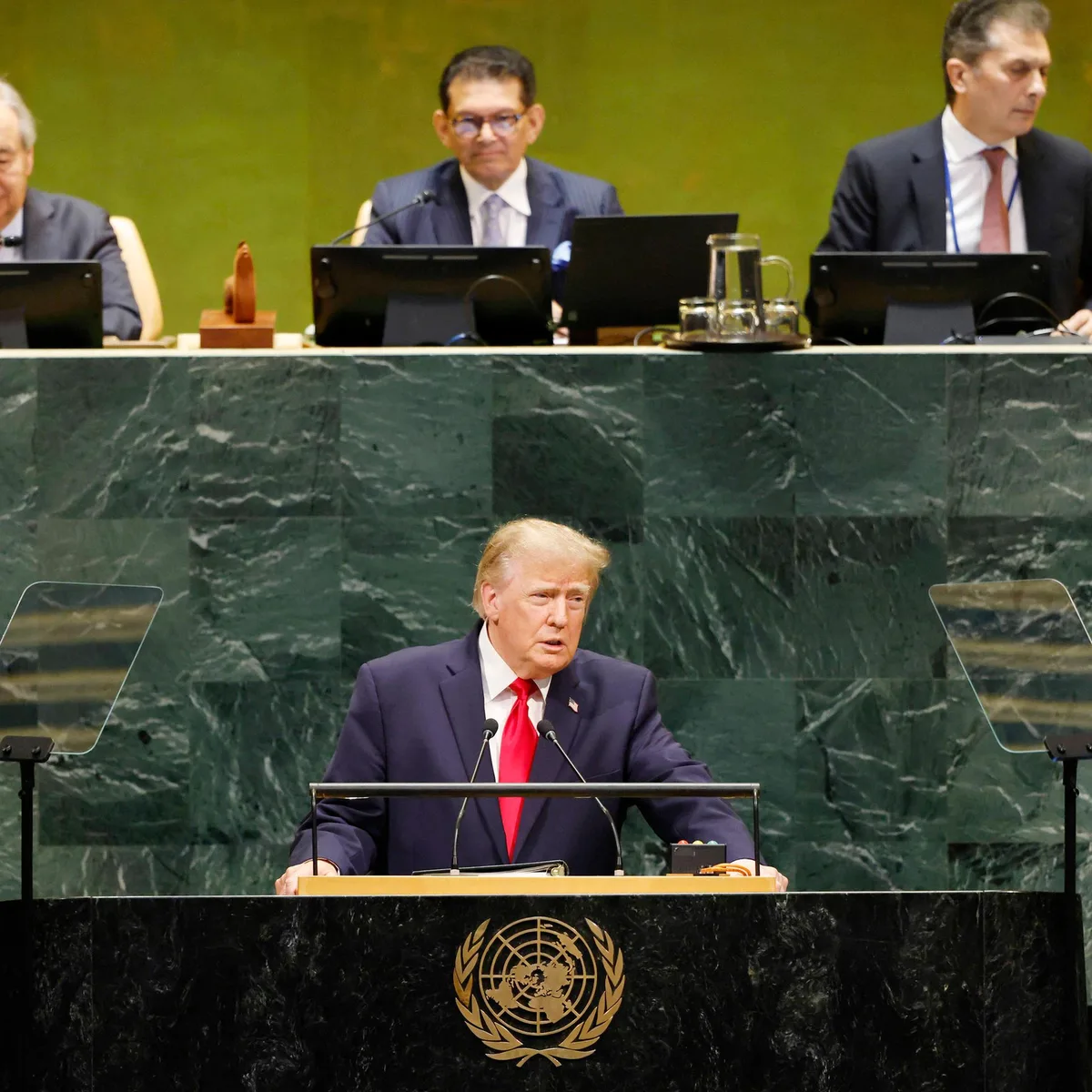 UNO-Vollversammlung - Trump ruft zu wirtschaftlicher Isolation des Iran auf