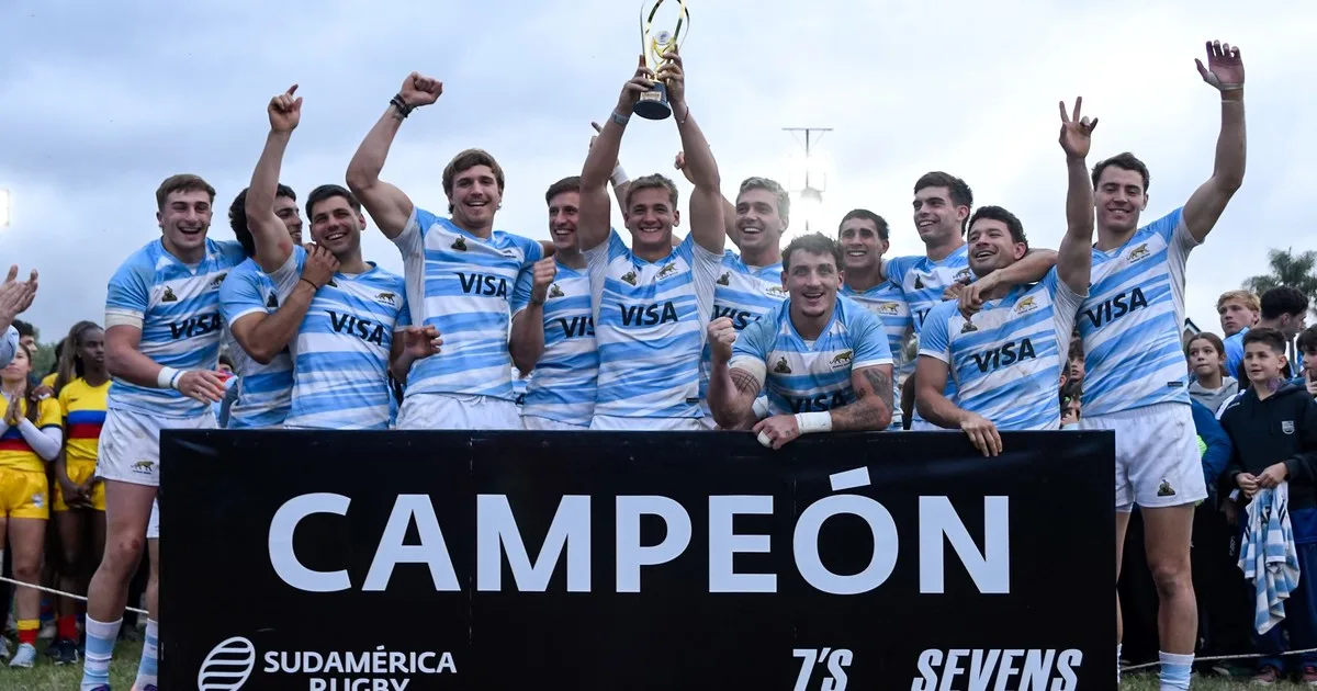 Son de oro: Los Pumas 7's y Las Yaguaretés festejaron en el Sudamericano de Córdoba