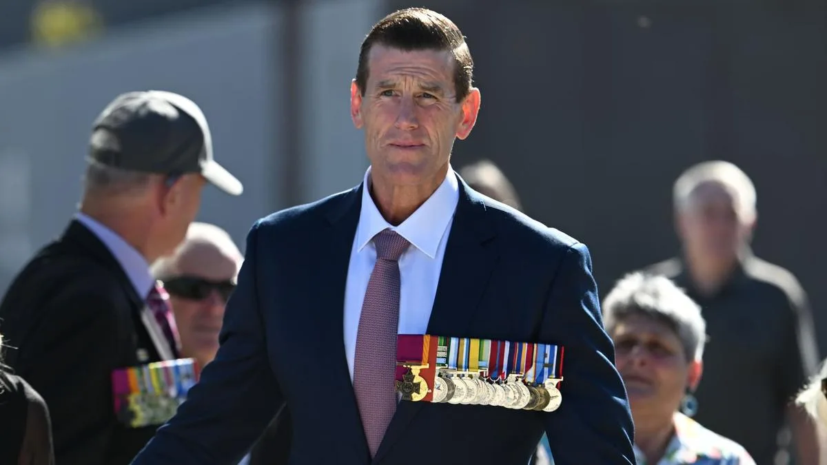 Accused war criminal Ben Roberts-Smith marks 25th Afghanistan war anniversary in Canberra