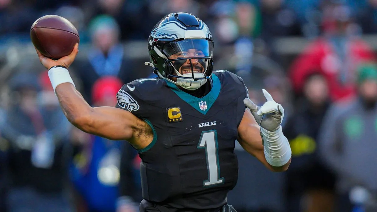 Eagles QB Jalen Hurts out vs. Panthers due to superficial blood clot