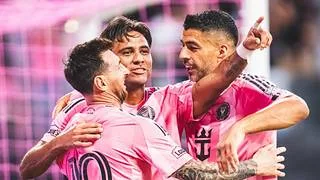 Luis Suárez elogia a Telasco Segovia: "Se ha entendido a la perfección con Messi y conmigo"